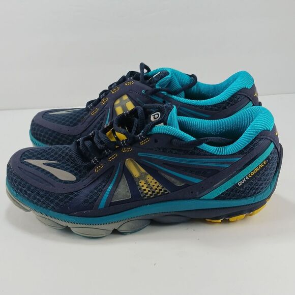 Brooks PureCadence Running Shoes - Women's Lightweight Teal & Blue Sneakers 7.5. - Picture 3 of 10